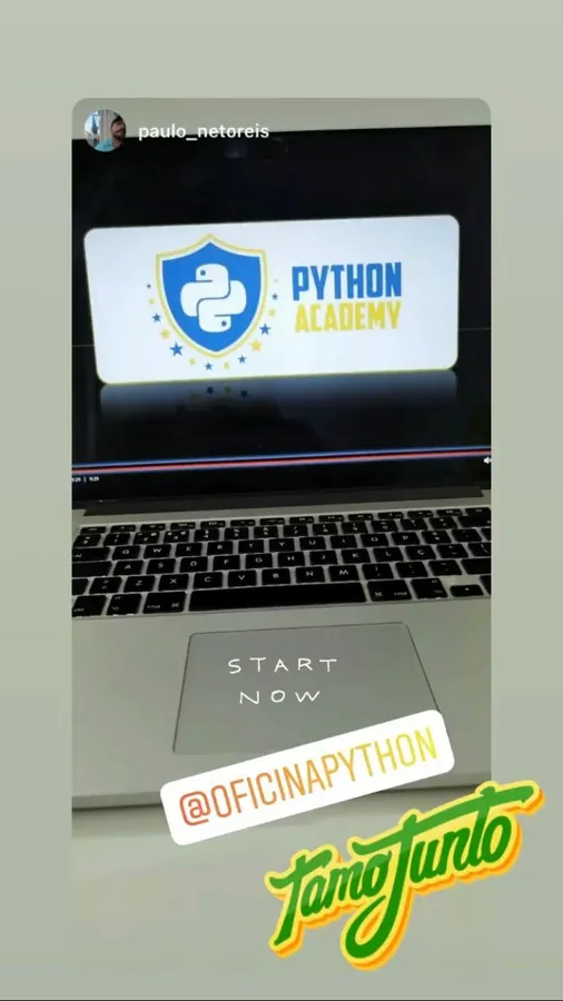 Depoimento de aluno do Python Academy