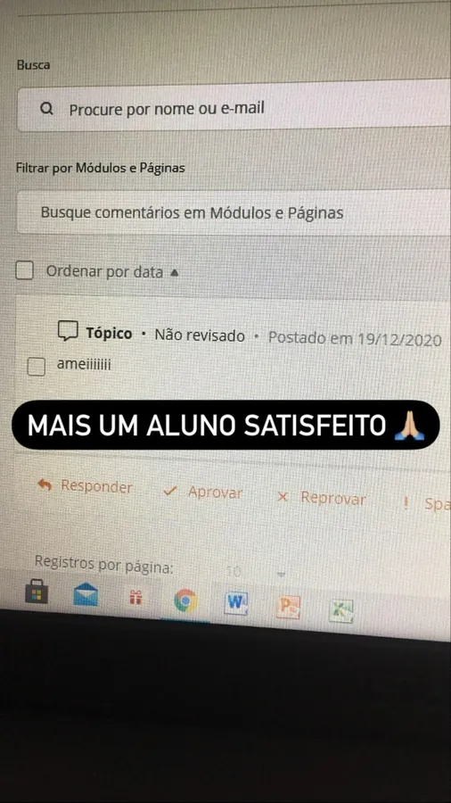 Depoimento de aluno do Python Academy